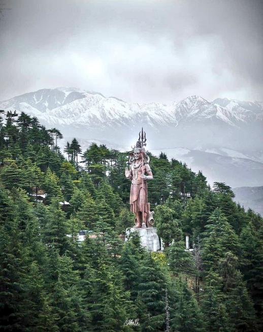 Lord Shiva at Khajjiar Chamba in Himachal Pradesh-Stumbit Lord Shiva
